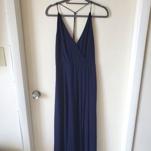 J.Crew navy blue bridesmaid dress